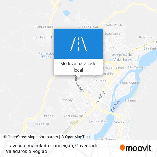 Travessa Imaculada Conceição mapa