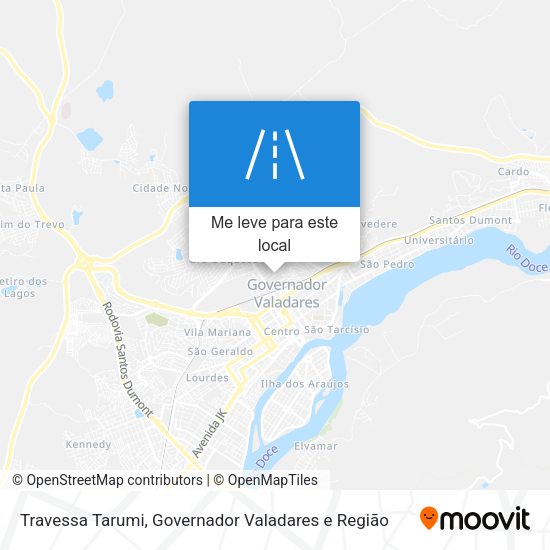 Travessa Tarumi mapa