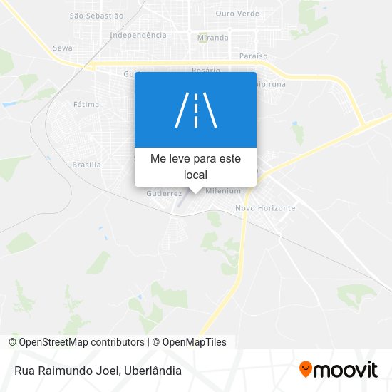 Rua Raimundo Joel mapa