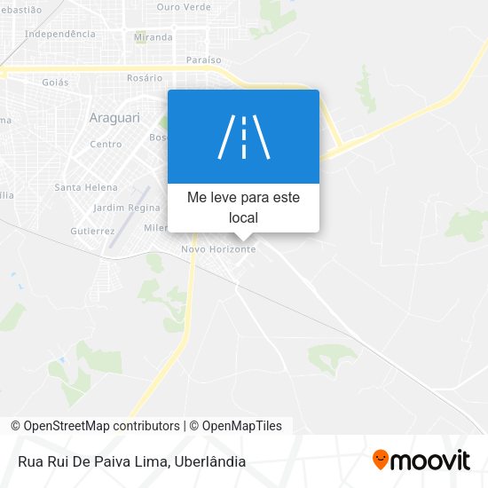 Rua Rui De Paiva Lima mapa