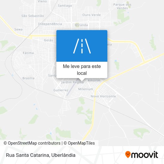 Rua Santa Catarina mapa