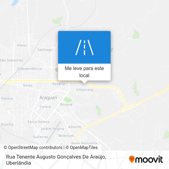 Rua Tenente Augusto Gonçalves De Araújo mapa