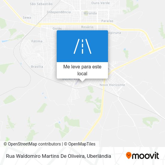 Rua Waldomiro Martins De Oliveira mapa