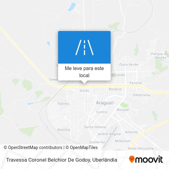 Travessa Coronel Belchior De Godoy mapa