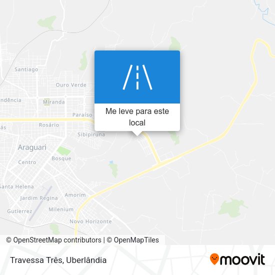 Travessa Três mapa