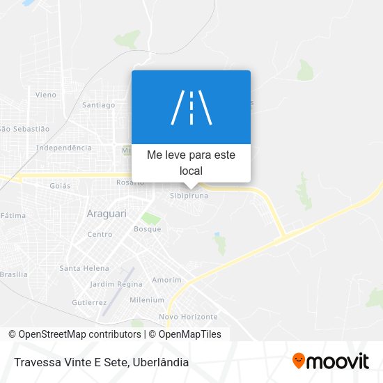 Travessa Vinte E Sete mapa