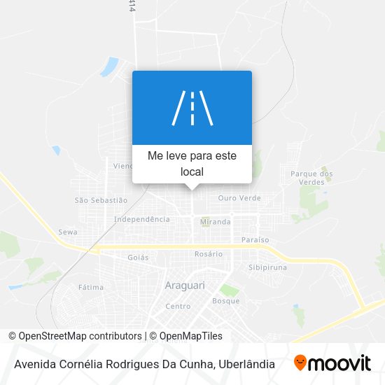 Avenida Cornélia Rodrigues Da Cunha mapa