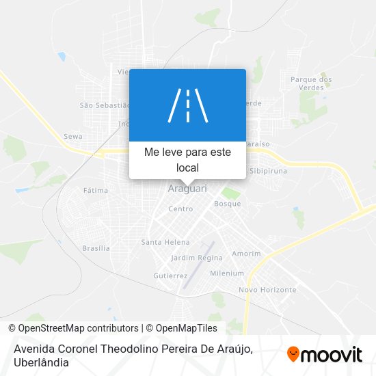 Avenida Coronel Theodolino Pereira De Araújo mapa