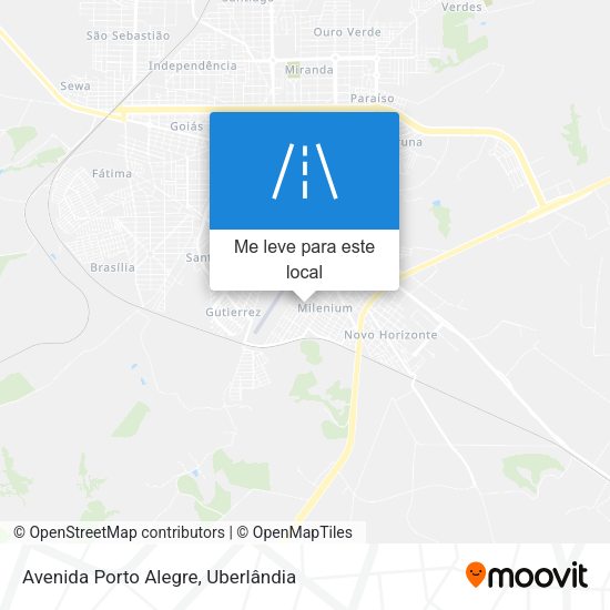 Avenida Porto Alegre mapa