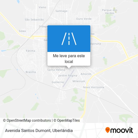 Avenida Santos Dumont mapa