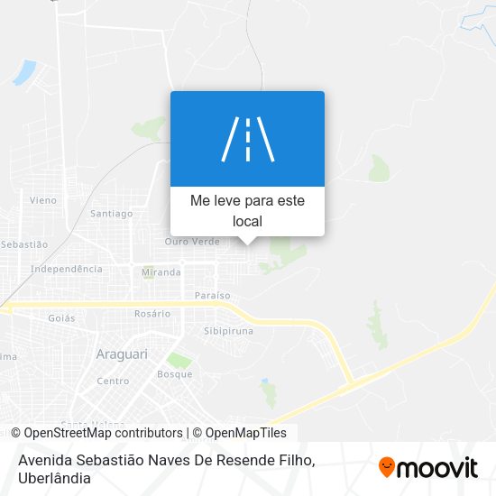 Avenida Sebastião Naves De Resende Filho mapa