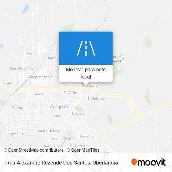 Rua Alexandre Rezende Dos Santos mapa
