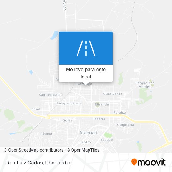 Rua Luiz Carlos mapa