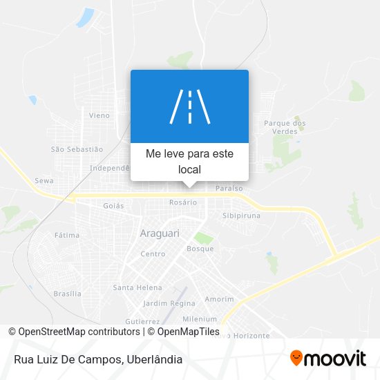 Rua Luiz De Campos mapa