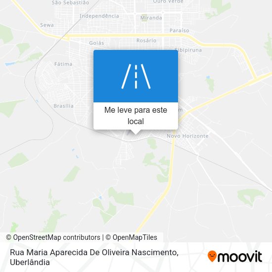 Rua Maria Aparecida De Oliveira Nascimento mapa