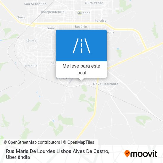 Rua Maria De Lourdes Lisboa Alves De Castro mapa