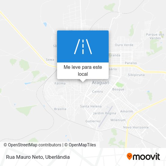 Rua Mauro Neto mapa