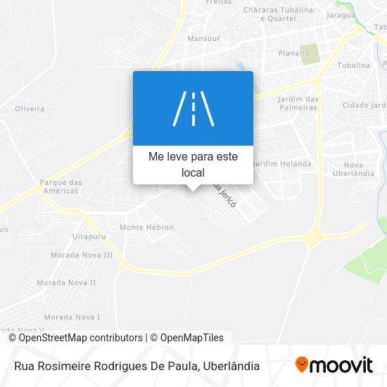 Rua Rosimeire Rodrigues De Paula mapa