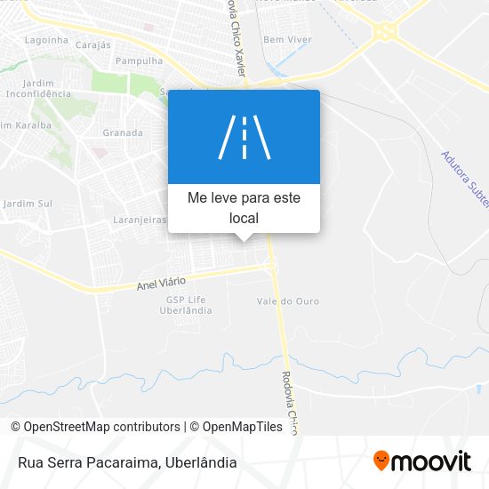 Rua Serra Pacaraima mapa