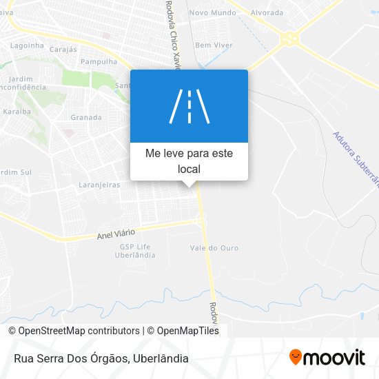 Rua Serra Dos Órgãos mapa