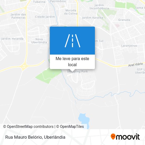 Rua Mauro Belório mapa