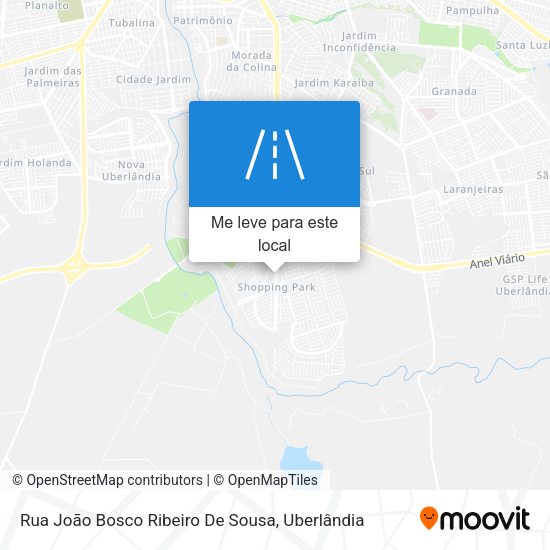 Rua João Bosco Ribeiro De Sousa mapa