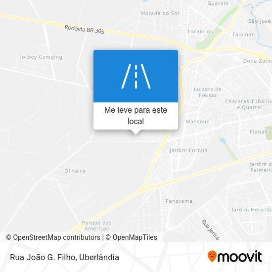 Rua João G. Filho mapa