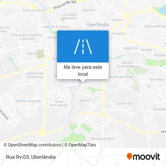 Rua Rv-03 mapa