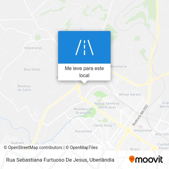 Rua Sebastiana Furtuoso De Jesus mapa
