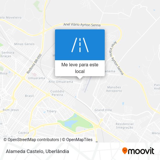 Alameda Castelo mapa