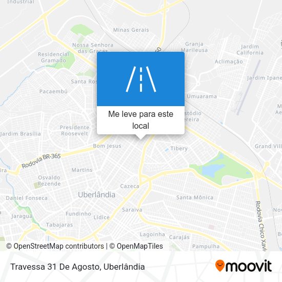 Travessa 31 De Agosto mapa