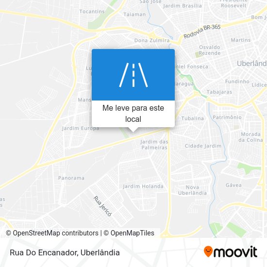 Rua Do Encanador mapa