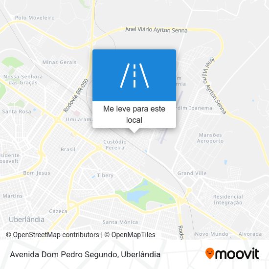 Avenida Dom Pedro Segundo mapa