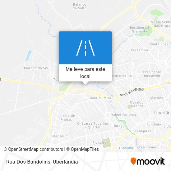 Rua Dos Bandolins mapa