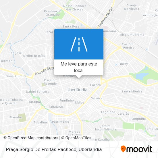 Praça Sérgio De Freitas Pacheco mapa
