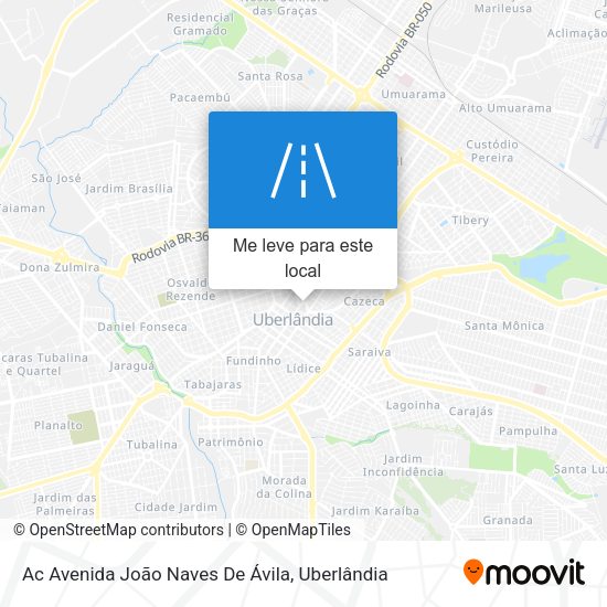 Ac Avenida João Naves De Ávila mapa