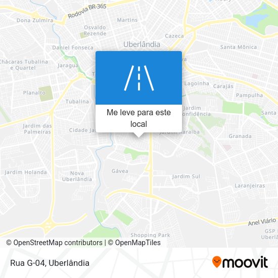 Rua G-04 mapa