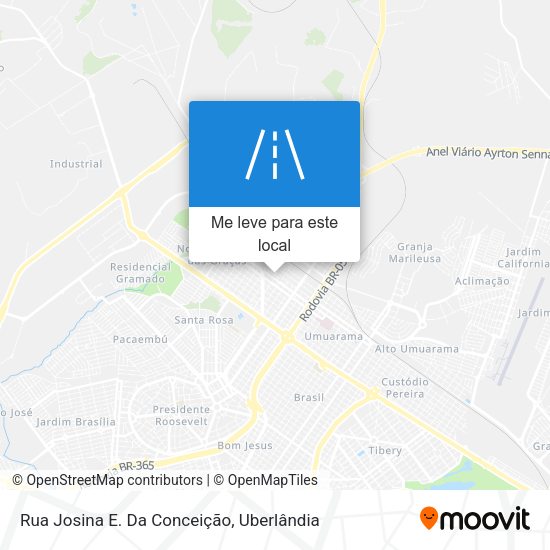 Rua Josina E. Da Conceição mapa