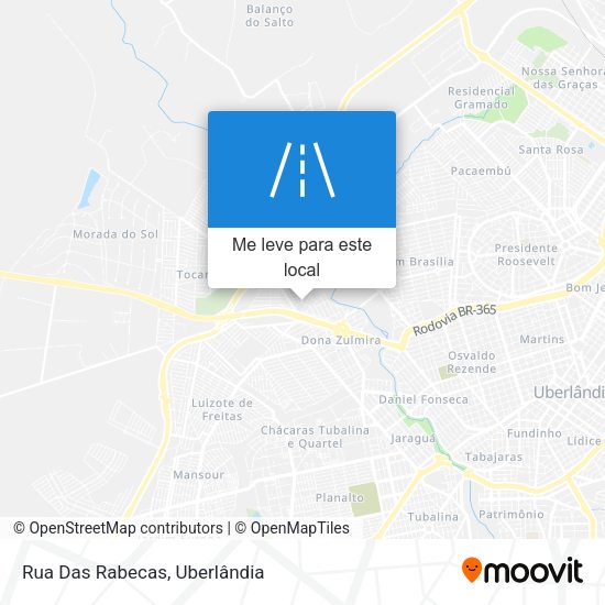 Rua Das Rabecas mapa