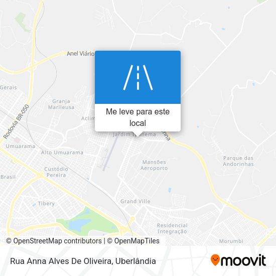 Rua Anna Alves De Oliveira mapa