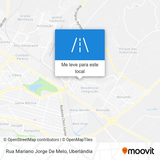 Rua Mariano Jorge De Melo mapa
