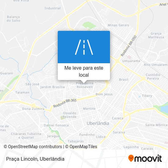 Praça Lincoln mapa