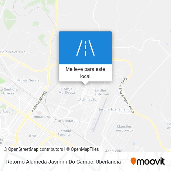 Retorno Alameda Jasmim Do Campo mapa