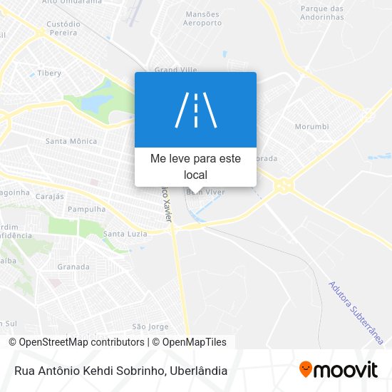 Rua Antônio Kehdi Sobrinho mapa