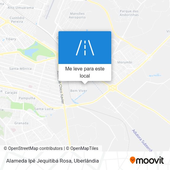 Alameda Ipê Jequitibá Rosa mapa