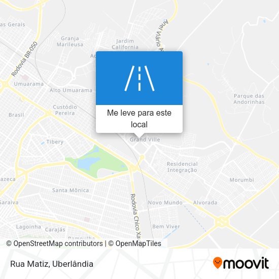 Rua Matiz mapa