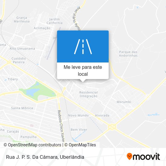 Rua J. P. S. Da Câmara mapa