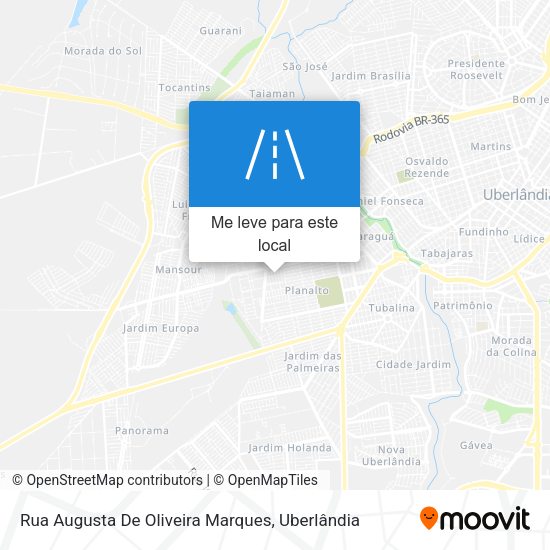 Rua Augusta De Oliveira Marques mapa
