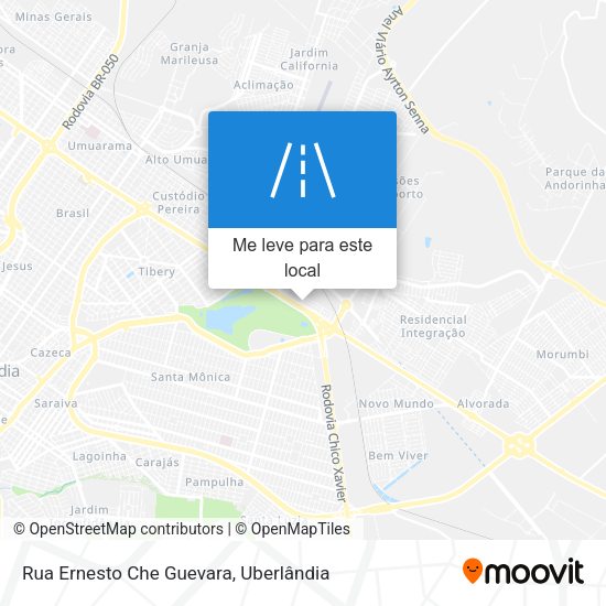 Rua Ernesto Che Guevara mapa