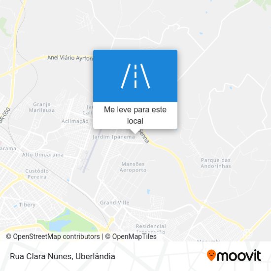 Rua Clara Nunes mapa